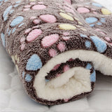 WARM PET BLANKET PAD CAT DOG BED SOFT FLEECE MAT WARM THERMAL RUG Pet Beds