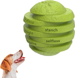 Indestructible Dog Toys Dog Chew Toy Treat Dispenser Interactive Pet Orange Toy
