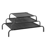 ELEVATED PET BED RAISED INDOOR OUTDOOR CAT DOG PORTABLE MESH COOL CAMPING COT