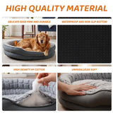 Pet Dog Bed Cat Beds Luxury Soft Washable Puppy Cushion Warm Pet Basket-S M L