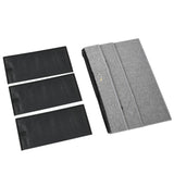 Pawhut 3 Step Dog Steps with Storage Boxes, Cat Stairs for Bed Sofa, Light Grey