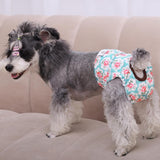 Dog Diapers Female Washable Small Medium Large 3 Pack Reusable Doggie Diapers Puppy Period Pants for Doggy Heat Cycle Peeing