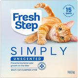 Simply Multi-Cat Clumping Cat Litter, Unscented, 14 Lb Box