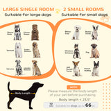 Dog Crate Furniture for Large Dog, Double Dog Cage for Small Dogs W/ Divider