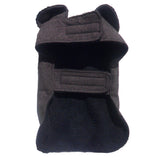 PA Brown Herringbone Dog Coat-1