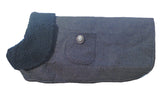 PA Brown Herringbone Dog Coat-4