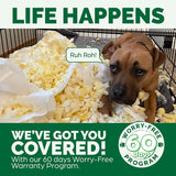 Orthopedic Dog Bed for Large Dogs W/ Removable Bolsters & Washable Cover, for Dogs up to 125 Lbs - Plush & Velvet Waves Perfect Comfort Sofa - Celadon Green, Jumbo Plus/Xxl
