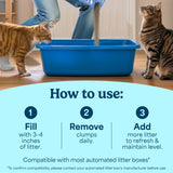 Simply Multi-Cat Clumping Cat Litter, Unscented, 14 Lb Box