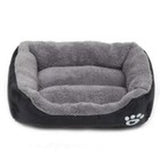 Dog Bed Cat Beds Soft Washable Fleece Puppy Cushion Warm Pet Basket Large Dog