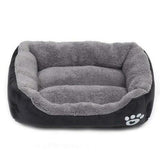 Dog Bed Cat Beds Soft Washable Fleece Puppy Cushion Warm Pet Basket Large Dog
