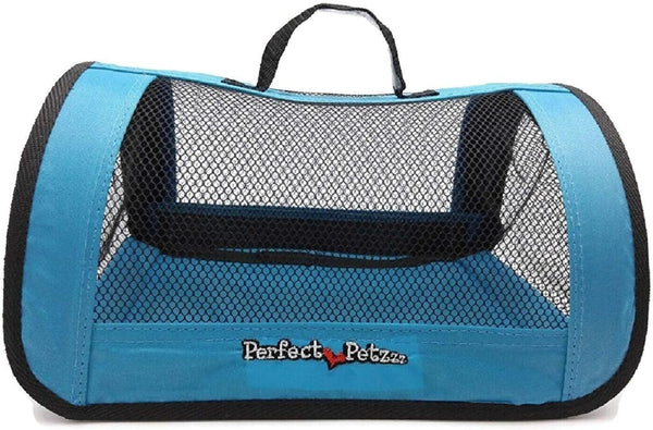 Blue Tote for Plush Breathing Pets By